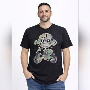 Never Broke Again Graphic T-Shirt – Monkey Camo – Size M